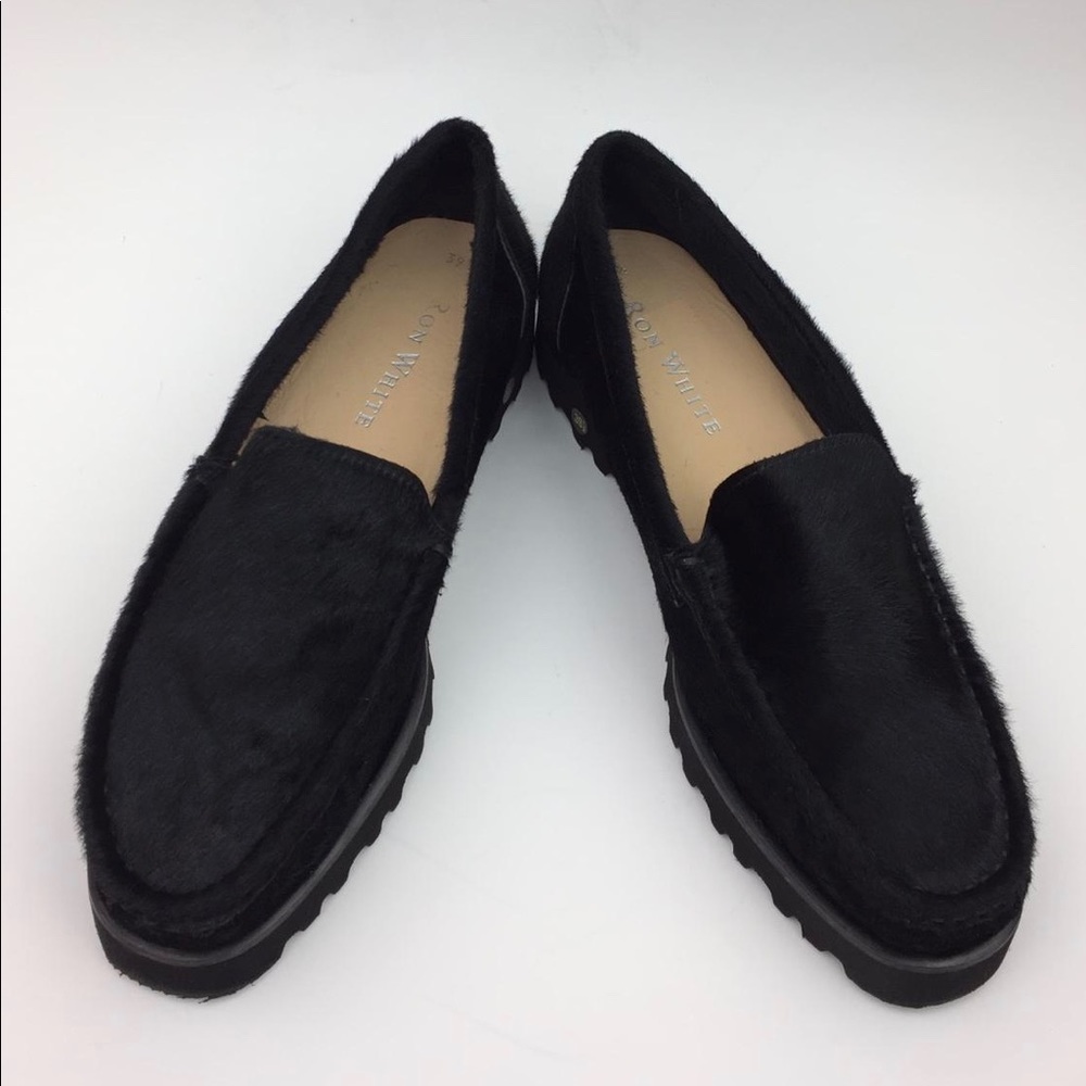 Ron white Rita Cozy Calf hair loafers sz 9.5 - Picture 2 of 8